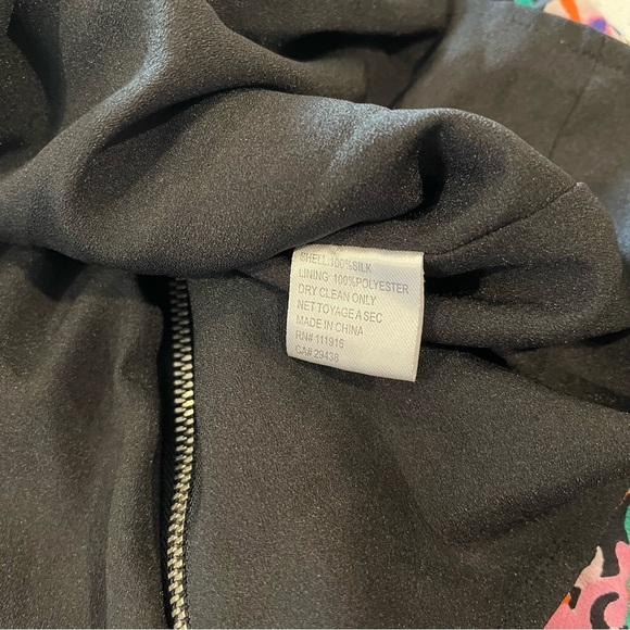 Yumi Kim Size Small Geometric 100% Silk Mini Dress Back Zipper Lined Colorful - Picture 4 of 5